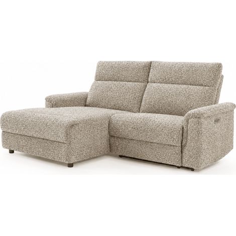 Canapé d'angle relax gauche Mathis beige Takasit (1/5)