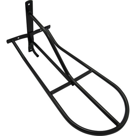 Saddle Rack Wall Mounted (Horse Riding Stable Stand Black) (1/5)