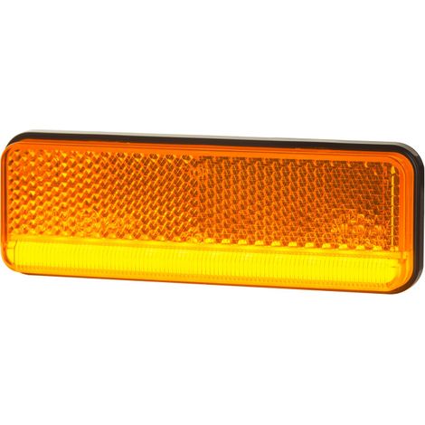 FEU DE GABARIT LED ORANGE SLIM 12/24V
