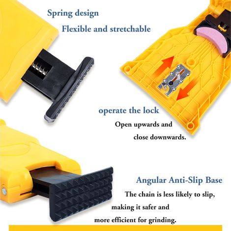 Affilatore per motoseghe con 3 pietre, kit di affilatura rapida per attrezzi da boscaiolo e da giardino - ALTRO (1/3)