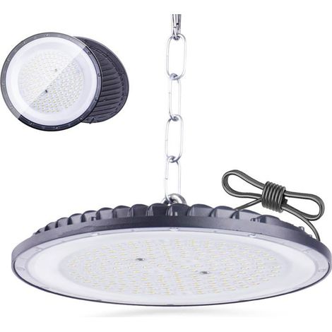 100W Led Ufo High Bay Lumière D'Entrepôt,110Lm/W 144 Leds Projecteur Led Extérieur Industrial,6500K Ip65 Étanche Plafonnier [CA271] (1/5)