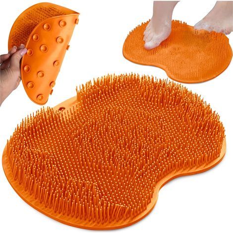 Massagematte, rutschfestes Silikon, starke Saugnäpfe, für Füße und Rücken, Dusche und Badewanne (1/5)
