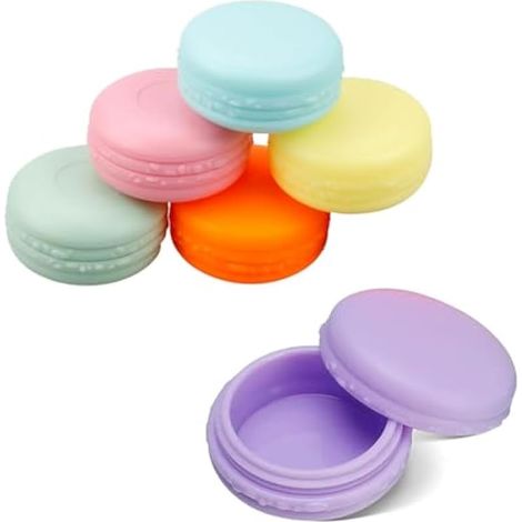 – Bouteilles de Voyage, Pots pour Articles de Toilette, conteneurs étanches de 10ml, Petit Pot d'échantillon cosmétique en Plastique avec couvercles, 6 pièces (1/2)