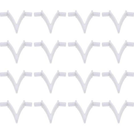 Ensemble d'accessoires pour aspirateur de 24 pièces, comprenant une pince pour écumoire de feuilles, une pince pour brosse de piscine, une pince pour piscine, un accessoire pour tige de fixation de pi (1/5)