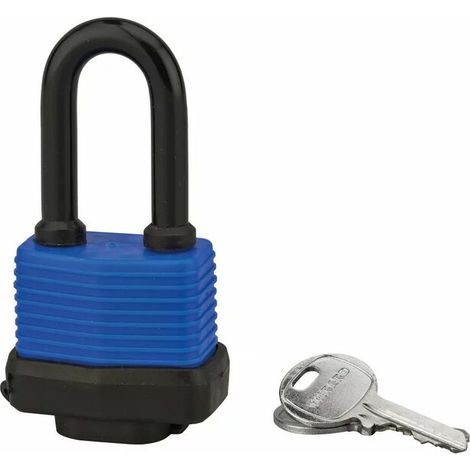 Cadenas à clé Slice, acier, extérieur, anse 1/2 acier, 40mm, 2 clés - (1/2)