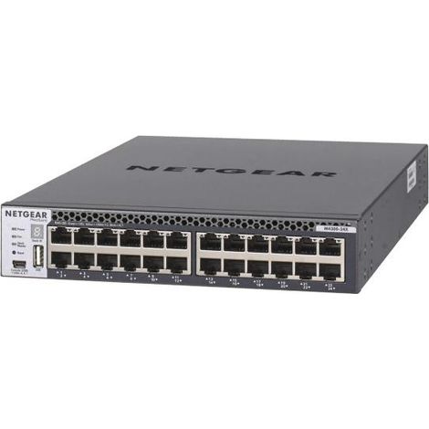 Netgear m4300-24x gestito l3 10g ethernet (100/1000/10000) 1u nero - 122120 (1/2)