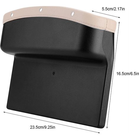 Boîte de rangement/organisateur pour voiture avec ouvertures étroites, mesurant 23,55,516,5cm. (1/5)