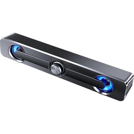 Barre de son double haut-parleur, stéréo portable sans fil, A-- (1/5)