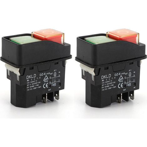 Nazalus – Sonderangebot – DKLD Kleiner Mischschalter DZ6 mit 1,2 m langem magnetischem Stoppknopf und Überlastschutz (1/3)