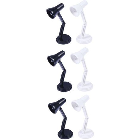 Set mit 6 LED-Klemmlampen für den Nachttisch, ideal für Nachttische, komfortables Leselicht für die Augen, tragbare Mini-Leselampen