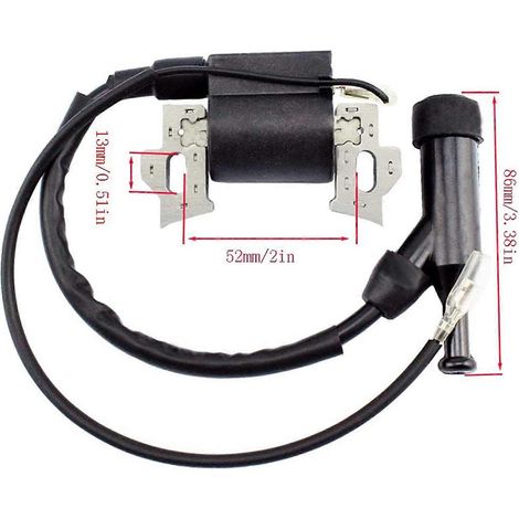 Bobine d'allumage 10X, compatible avec les moteurs Honda GX110, GX120, GX140, GX160 et GX200 (référence 30500-ZE1-003 ou 30500ZE1003). (1/5)