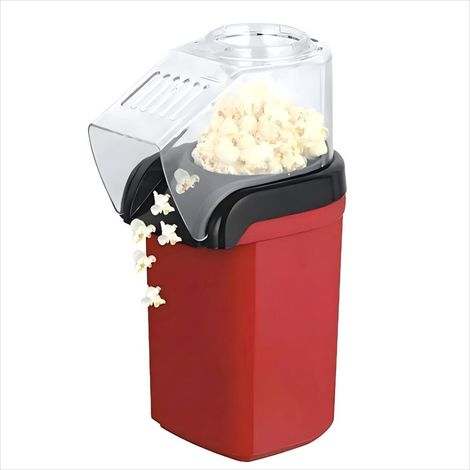 Machine à pop-corn électrique pour usage domestique, idéale pour préparer des en-cas lors de réunions de famille.
