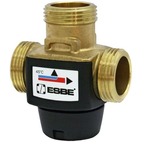 VALVOLA TERMOSTATICA DEVIATRICE PANNELLO SOLARE CALDAIA ESBE VTD322 45°1'' 26464