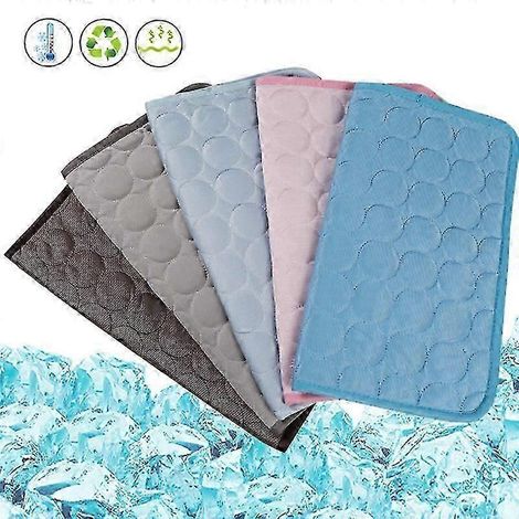【DENGTU】Tapis rafraîchissant pour animaux, couverture rafraîchissante pour chiens et chats, bleu (1/3)