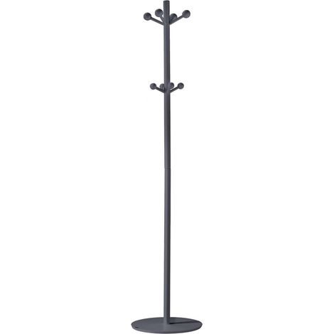 Perchero mod. 402 lacado en color azabache, 180 cm(alto)37 cm(ancho)37 cm(largo) (1/2)