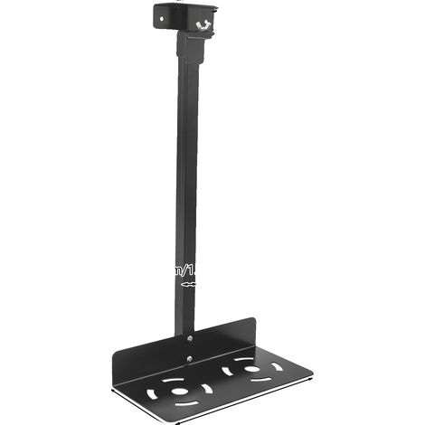Soporte para PC debajo del escritorio, altura ajustable, diseño que ahorra espacio, color negro. (1/2)