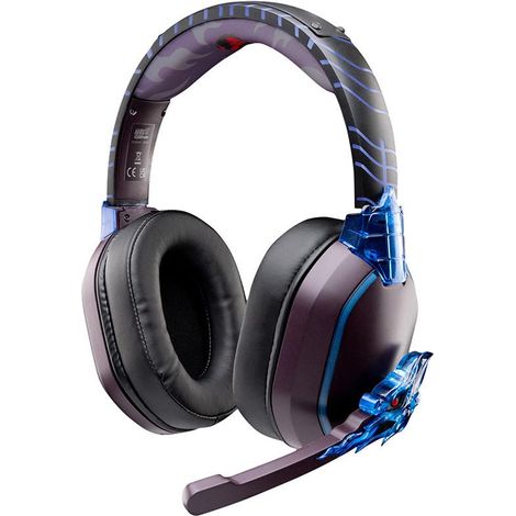 Lexip TSXLXHS0003 cuffia e auricolare Con cavo e senza cavo A Padiglione Giocare Bluetooth Nero, Viola (1/3)