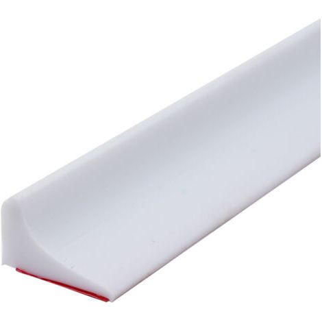 royaluxe -100CM Barriere De Douche Silicone,Barre De Seuil De Douche Anti Débordement Autocollant,Barrage Eau Douche,Seuil Douche Barrage D'eau,Barrière De Douche Pliable Pour Sol De Salle De Bain-Bl (1/5)