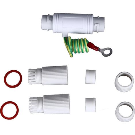 PoE Gigabit RJ45 Überspannungsschutz, wasserdichter Netzwerkableiter, Überspannungsschutzgerät 12–57 V