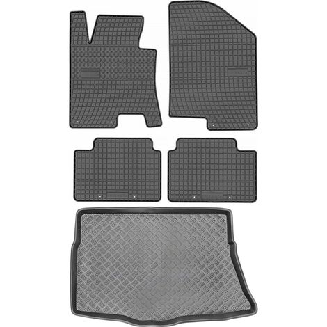 Hyundai i30 II Schrägheck (2012–2017) – SET: Gummifußmatten + Kofferraummatte