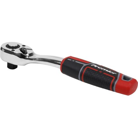 Sealey 1/2""D Offset Pear Head Flip Reverse Ratchet Wrench Comfort Grip AK8939