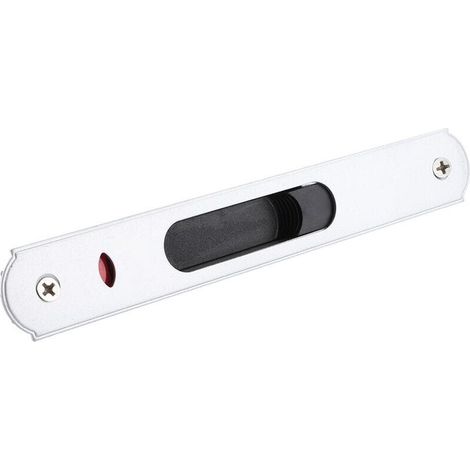 Serrure de Porte Coulissante Moderne pour Fenêtre et Porte Coulissante en Verre, Sécurité à Domicile(Blanc) (1/4)