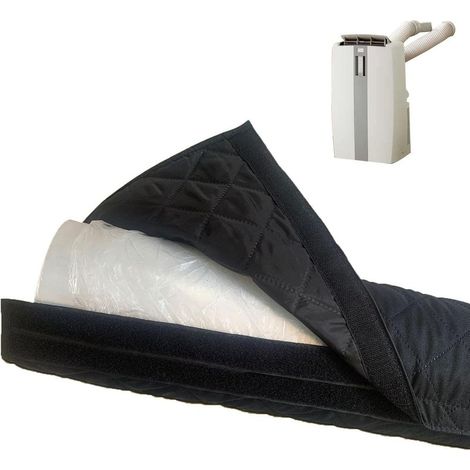 59 Pouces Protection pour Tuyau Climatiseur, Tube Climatiseur, Isolée Anti poussière Housse Universelle pour Climatiseur Mobile Tuyaux D'échappement 5' Et 6' Diamètre (1/5)