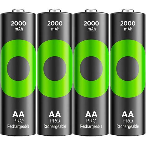 GP Batteries ReCyko Pro NiMH Batterie AA-Mignon 2000mAh Pro 1x4 Pezzi (1/3)