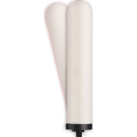 25cm ceramic filter cartridges (2-pack) - 4-stage replaceable, washable kitchen filter with cap. (1/4)