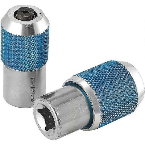 Gewindebohrer-Steckschlüsselsatz, 2-teiliges Gewindebohrer-Ausdrehwerkzeug, Gewindebohrer-Steckschlüssel mit 3/8"-Steckschlüsseladapter, kompatibel mit Gewindebohrern, Reibahlen und Schraubenausdreher (1/5)