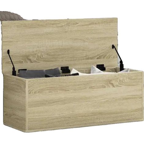 Aufbewahrungsbox, große Kapazität, einfache Montage, Braun (1/2)