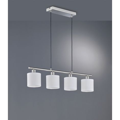 Suspensión 4 luces Tommy Níquel L75 cm Trio Lighting (1/3)