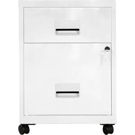 Pierre Henry Combi Filing Cabinet 2 Drawer - White
