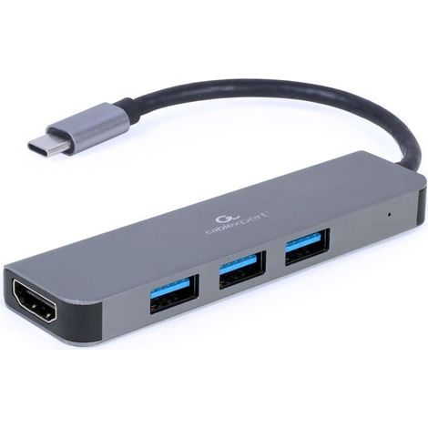 Gembird USB-C 2v1 multiport hub + HDMI (1/2)