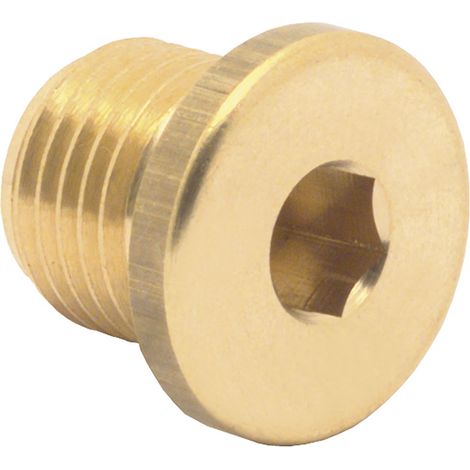 Raccord elmag blind plug rosca externa 3/8 pulg latón