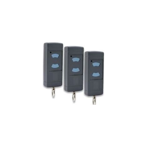 Telecomando universale Hörmann da 868,3 MHz per apriporta da garage Hörmann (compatibile con i modelli HSM2, HSM4, HS1, HS2, HS4, HSE2, HSZ1, HSZ2 e HSP4), confezione da 3. (1/5)