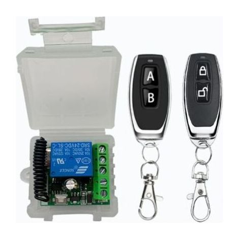 FENOPLASTICATélécommande et émetteur mural pour motorisations Télécommande sans fil Télécommande de contrôle d'accès Serrure électrique DC Lumières Contrôleur de porte électrique (1/3)