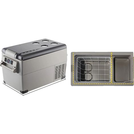Réfrigérateur de voiture, Refroidissement efficace, Options d'alimentation polyvalentes, 35L (1/2)