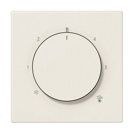 Jung Tapa para termostato, símbolo de temperatura, termoplástico, Serie LS, weiß LS 1749 BF