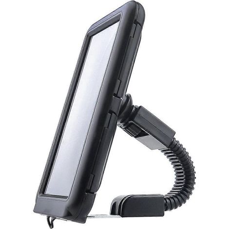 Support de téléphone portable pour vélo, fixation pour téléphone portable sur moto-18X10.7cm-Black