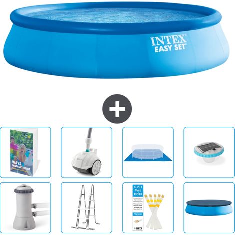 Intex Piscina Easy Set Rotonda - 457x107 cm - 9-pezzi  S552 (1/4)