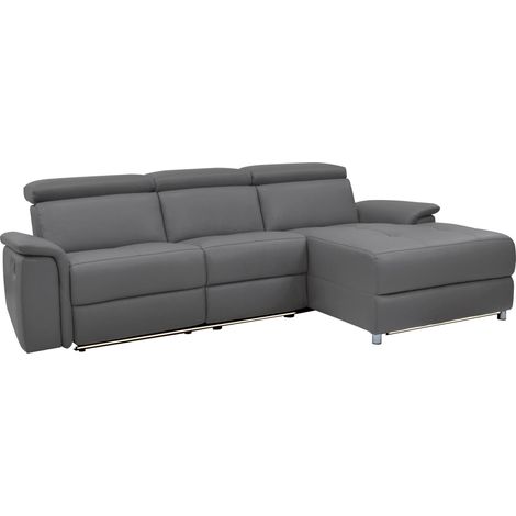 Pareli-Canapé 3 places Right Manuel Function Tissu Anthracite (1/5)
