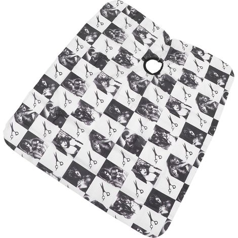Cape de coiffeur professionnel imperméable, cape de coupe anti-statique pour salon de coiffure, accessoire de barbier résistant, poncho de coupe pour homme et femme, usage intensif (1/5)