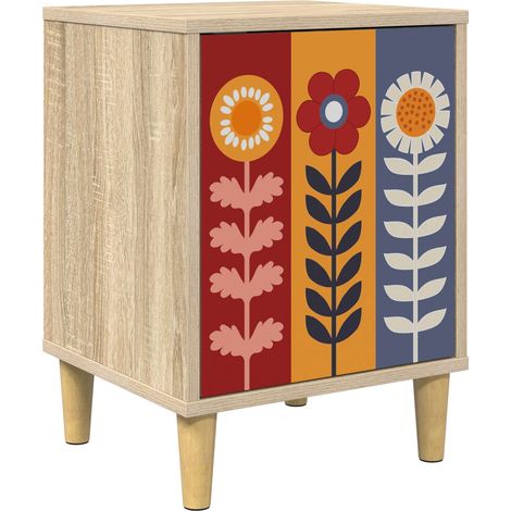 Maison Exclusive - Armadio da Notte ESSEN Rovere Sonoma 36 x 33 x 50 cm (1/5)