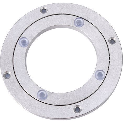 Drehteller aus hochbelastbarer Aluminiumlegierung mit drehbarer Lagerplatte für runde Esstische (1/4)