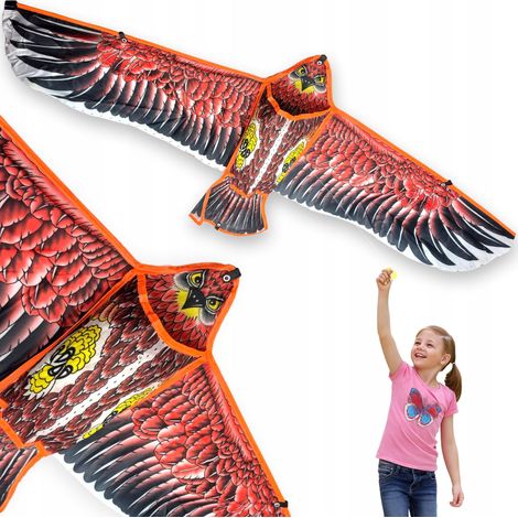 Aquilone Megadidi a forma di aquila, 110 cm, dall'aspetto realistico. (1/5)