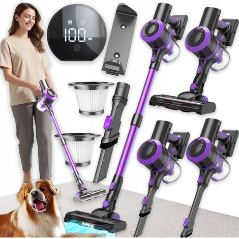 Aspirateur à main sans fil puissant avec LED 400 W 30 kPa haute qualité