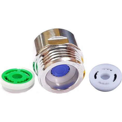 Economiseur D'Eau Pour Douche, Réducteur Limiteur Débit Au Choix 4L-6L-8L/Min Garantie Une Economie De 50-70% Sur Votre Consommation D'eau, Installation Simple A La Maison Avant Flexible Pommeau (1/5)