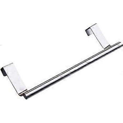 Porte-serviettes en acier inoxydable - Barre porte-serviettes - Supports de serviettes - Acier inoxydable - Porte-serviettes de salle de bain - Porte-serviettes - 36,5 cm - Barre simple - Argenté (1/5)