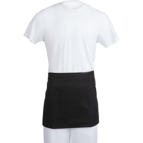 Tablier Serveur Court Whites Noir - Whites Chefs Clothing